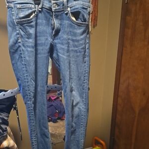 Rag & Bone Blue Skinny Jeans